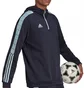 Худи мужское Adidas Hooded Sweatshirt Sportswear Tiro Black HC1302