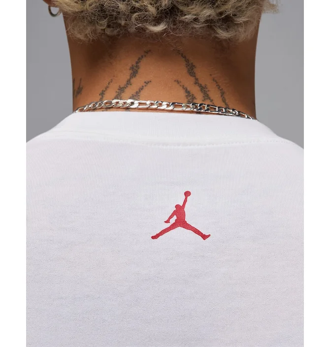 ᐉ Футболка унисекс Air Jordan Sneaker Patch T-Shirt White HJ2326