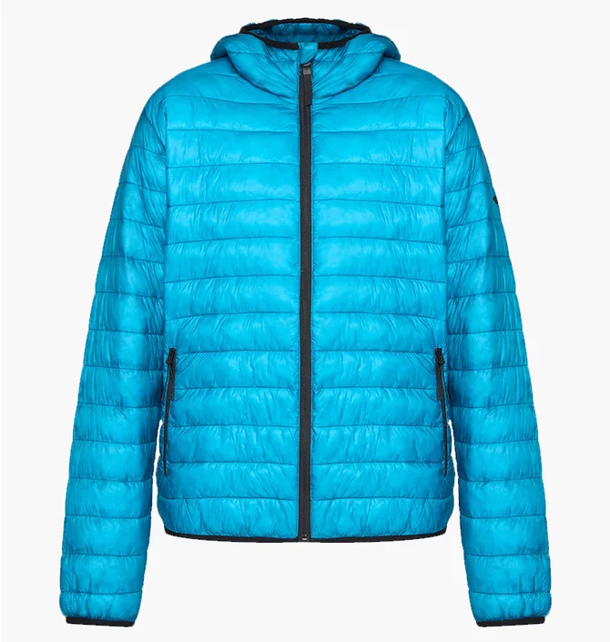 Куртка мужская Arena Puffed Transparent Jacket Light Blue 010566-200