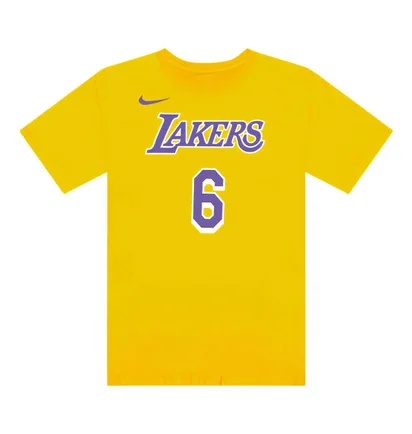 Футболка мужская Nike Nba Los Angeles Lakers Lebron James Yellow CV8528-745