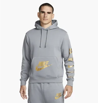 Худи мужское Nike Sportswear Standard Issue Grey FJ0552-065