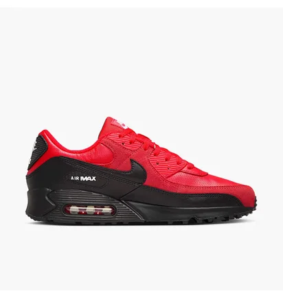 Кросівки чоловічі Nike Air Max 90 Black/Red IF0670-600