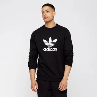 Свитшот мужской Adidas Trefoil Crew Black Cw1235