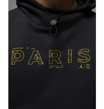 Свитшот мужской Nike Jordan Paris Saint-Germain Black Dv0613-010