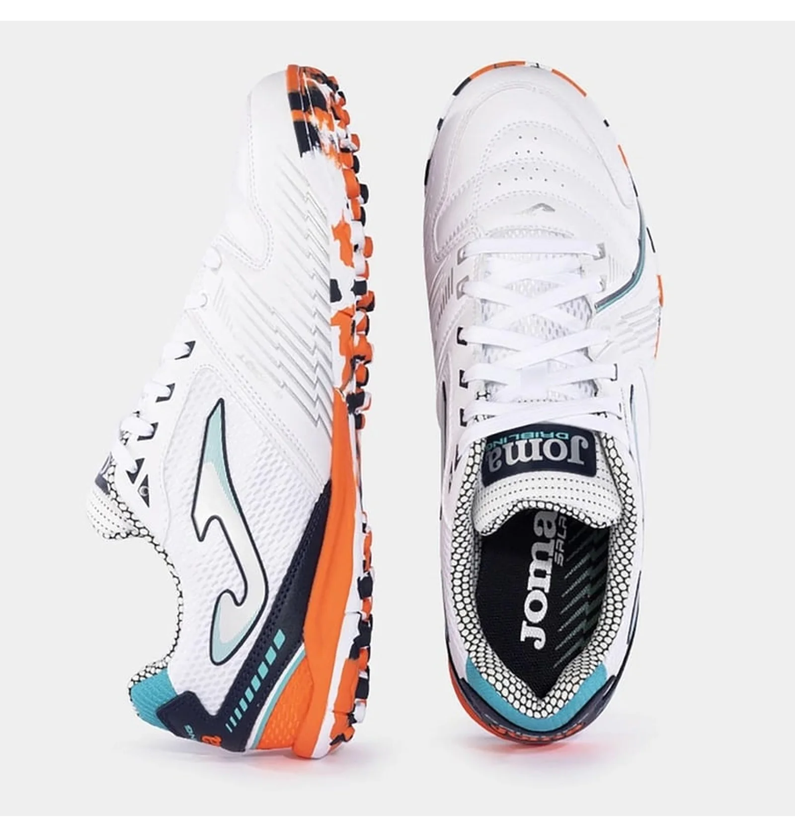 ᐉ Футзалки чоловічі Joma Dribling 2432 Orange Turf White