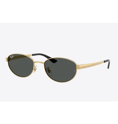 Солнцезащитные очки Ray-Ban Gold/Grey RB-3774D-001-87-55