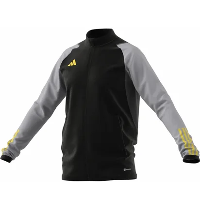 Олимпийка мужская Adidas Jacket Tiro23 C Tr Jkt Black/Grey HU1306