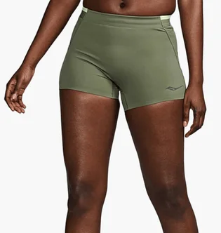 Шорти жіночі Saucony Endorphin Hot Short Olive SAW800496-OV