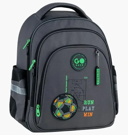 Рюкзак дитячий GoPack Run Play Win Grey GO26-2606S-4