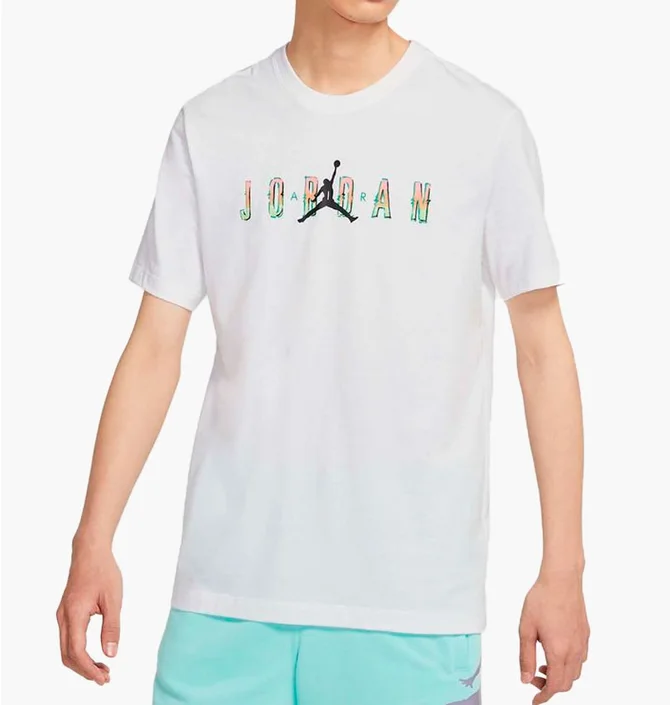 Футболка чоловіча Air Jordan M J Sprt Dna Hbr Ss Crew White CZ8083-100