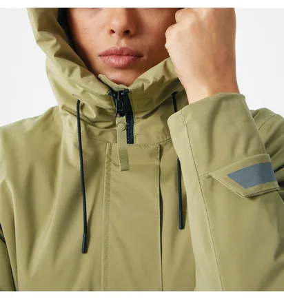 Куртка женская Helly Hansen Victoria Ins Rain Coat Olive 53514-444