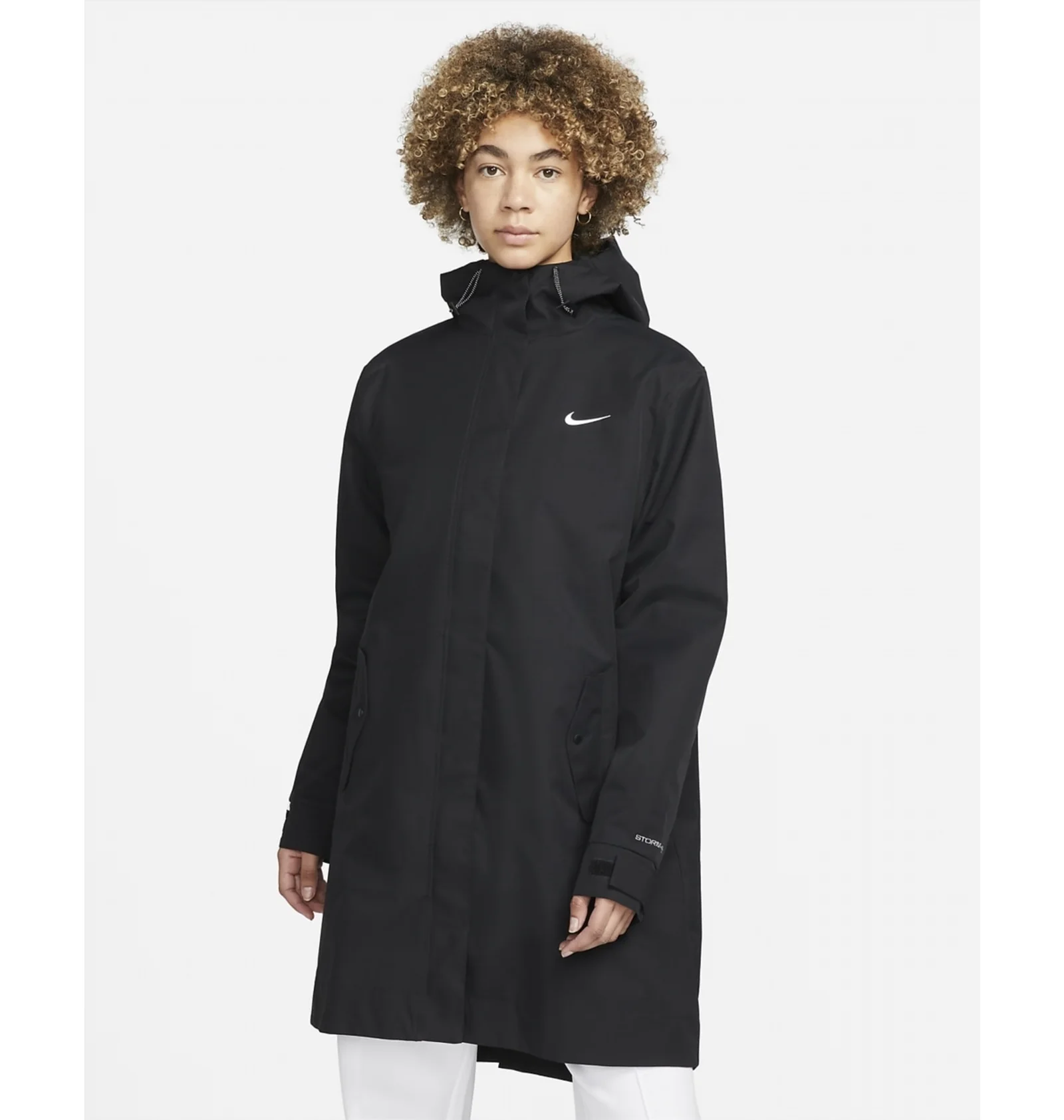 ᐉ Парка женская Nike W Nsw Essntl Sf Wvn Prka Jkt Black Dm6245
