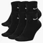 Шкарпетки унісекс Nike U Nk Everyday Cush Ankl Black (6 пар) SX7669-010