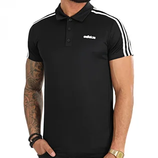 Поло чоловіче Adidas D2M 3S Po Black Fl0321