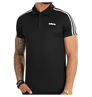 Поло мужское Adidas D2M 3S Po Black Fl0321