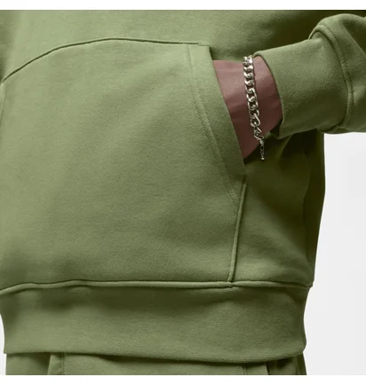Худи мужское Air Jordan Essential Fleece Baseline Hoodie Green FD7545-340
