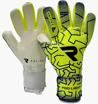 Перчатки вратарские унисекс Redline Pro Light Lime Green/Beige RLM78