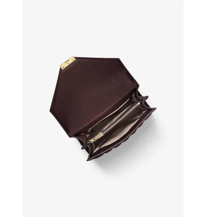 Сумка жіноча Michael Kors Whitney Large Quilted Leather Convertible Shoulder Bag Bordo 30F8GXIL3T-BAROLO-7835