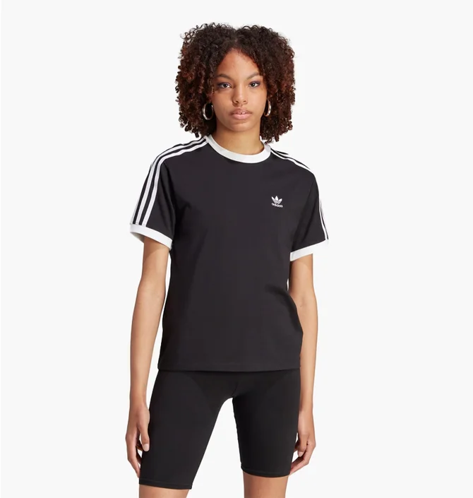 Футболка жіноча Adidas Adicolor Classics 3-Stripes Tee Black IK4049