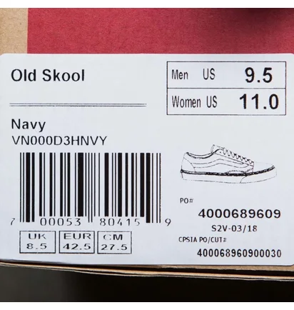 Кеды мужские Vans Old Skool Blue VN0D3HNVY