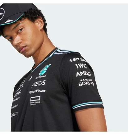 Футболка чоловіча Adidas Mercedes - Amg Petronas Formula One Team Driver Authentic Black JY2607