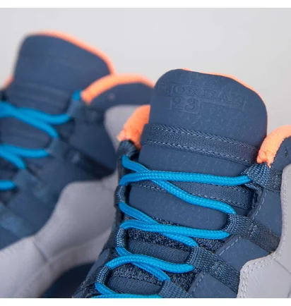 Кросівки дитячі Air Jordan 10 Retro Gs White/Blue 310806-026