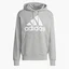 Худи мужское Adidas Essentials French Terry Big Logo Hoodie Grey Ic9364