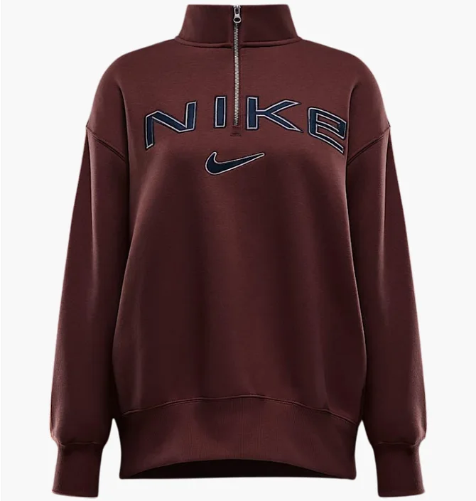 Кофта жіноча Nike Sportswear Phoenix Fleece Brown FV7679-218