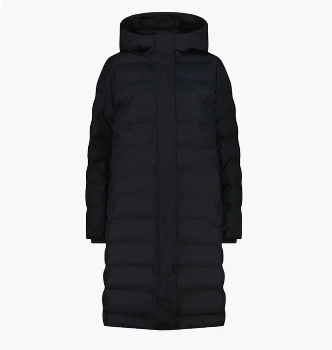 Пуховик женский CMP Fix Hood Feel Warm Black 35K3676-U901