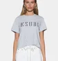 Футболка жіноча Ksubi Ksubi Plaid Shrunken Ss Tee Grey WSP26TE015
