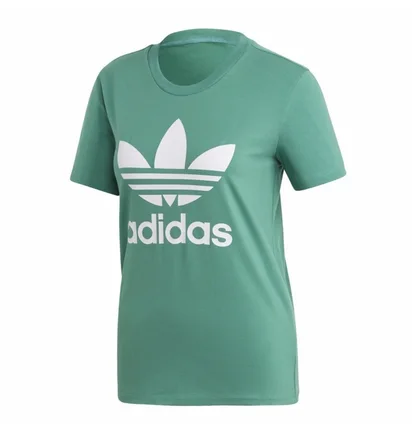 Футболка женская Adidas Trefoil Tee Green FM3300