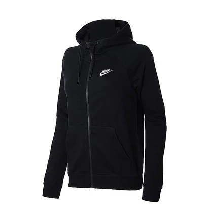 Толстовка женская Nike W NSW ESSNTL HOODIE FZ FLC Black BV4122-010