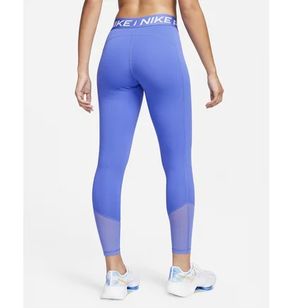 Легінси жіночі Nike Pro Mid-Rise Full-Length Leggings Light Blue FB5687-413