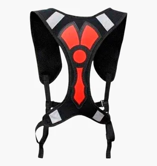 Жилетка унісекс iQ Lumen Black/Red AGI0-0064