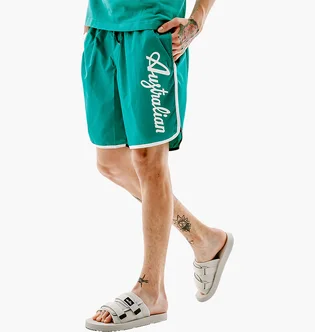 Шорты мужские AUSTRALIAN Smash Boxer Logo Green LSUCU0005-913