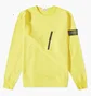 Свитшот мужской Stone Island Detail Crewneck Yellow 781560352-V0030
