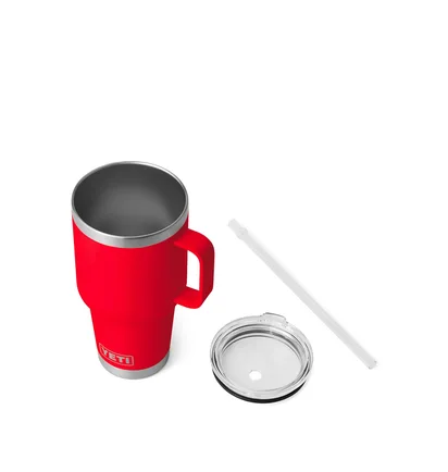Термокружка Yeti Rambler 35Oz (1035Ml) Straw Mug Red 70000003652