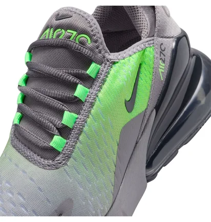 Кроссовки детские Nike Air Max 270 Big Kids Shoes Grey/Green 943345-046
