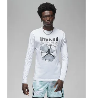 Лонгслів чоловічий Air Jordan T-Shirt Sport White FD7004-100