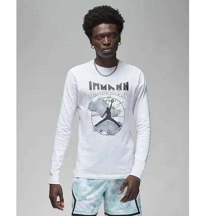 Лонгслив мужской Air Jordan T-Shirt Sport White FD7004-100