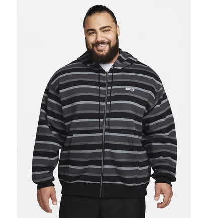 Толстовка унісекс Nike Sb Full-Zip Fleece Skate Hoodie Grey FN2512-065