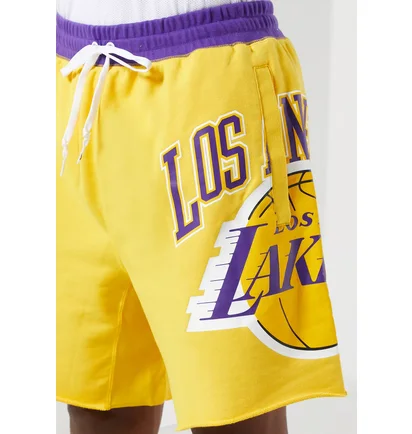 Шорти чоловічі Nike Nba Los Angeles Lakers Courtside Heritage Short Amarillo Field Yellow DB1954-728