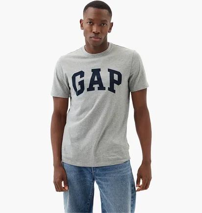 Футболка мужская Gap Everyday Soft Crewneck T-Shirt Grey 855769001