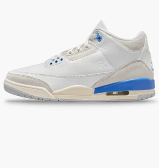 Кроссовки мужские Air Jordan 3 Lucky Shorts White CT8532-101