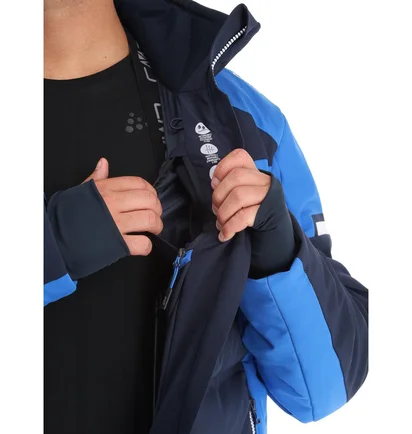 Куртка мужская CMP Jacket Zip Hood Blue 33W0887-N950