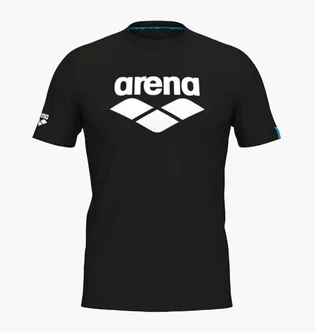 Футболка мужская Arena T-Shirt Logo Black 009387-510