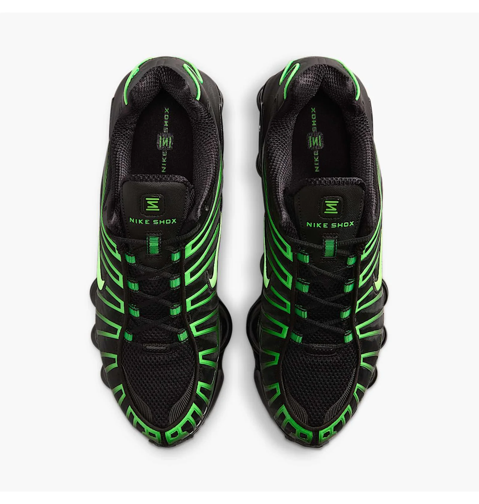 NIKE SHOX TL AV3595-012 29cm ほぼ未使用 希少カラー ᐉ Кроссовки мужские Nike Shox Tl Black/Green AV3595-012 - купить