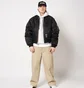 Куртка мужская Stussy Built Reversible Bomber Jacket Black 115743-0001