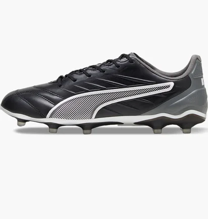 Бутсы мужские Puma King Pro Fg/Ag Black/Grey 107862-01