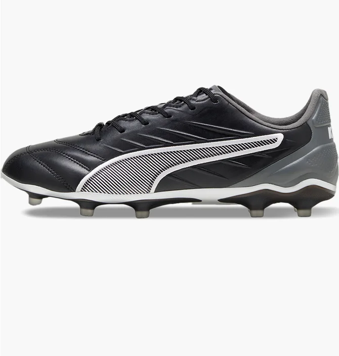 Бутсы мужские Puma King Pro Fg/Ag Black/Grey 107862-01